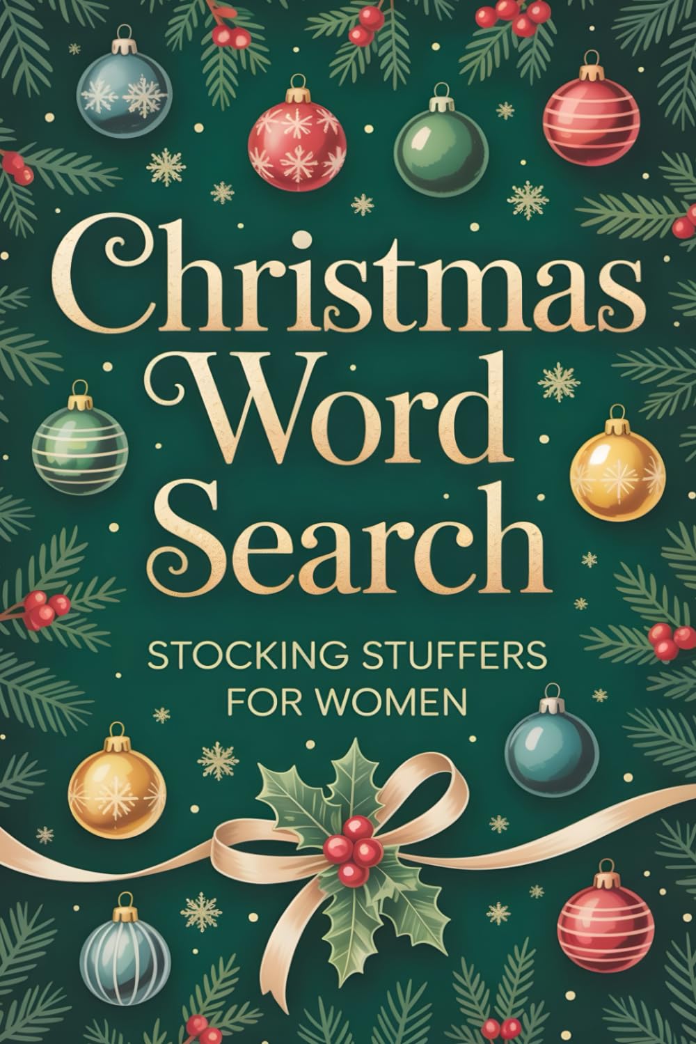 Stocking Stuffers for Women: Word Search Book for Adults: Holiday Puzzles for Relaxation: 2025 Christmas Gift