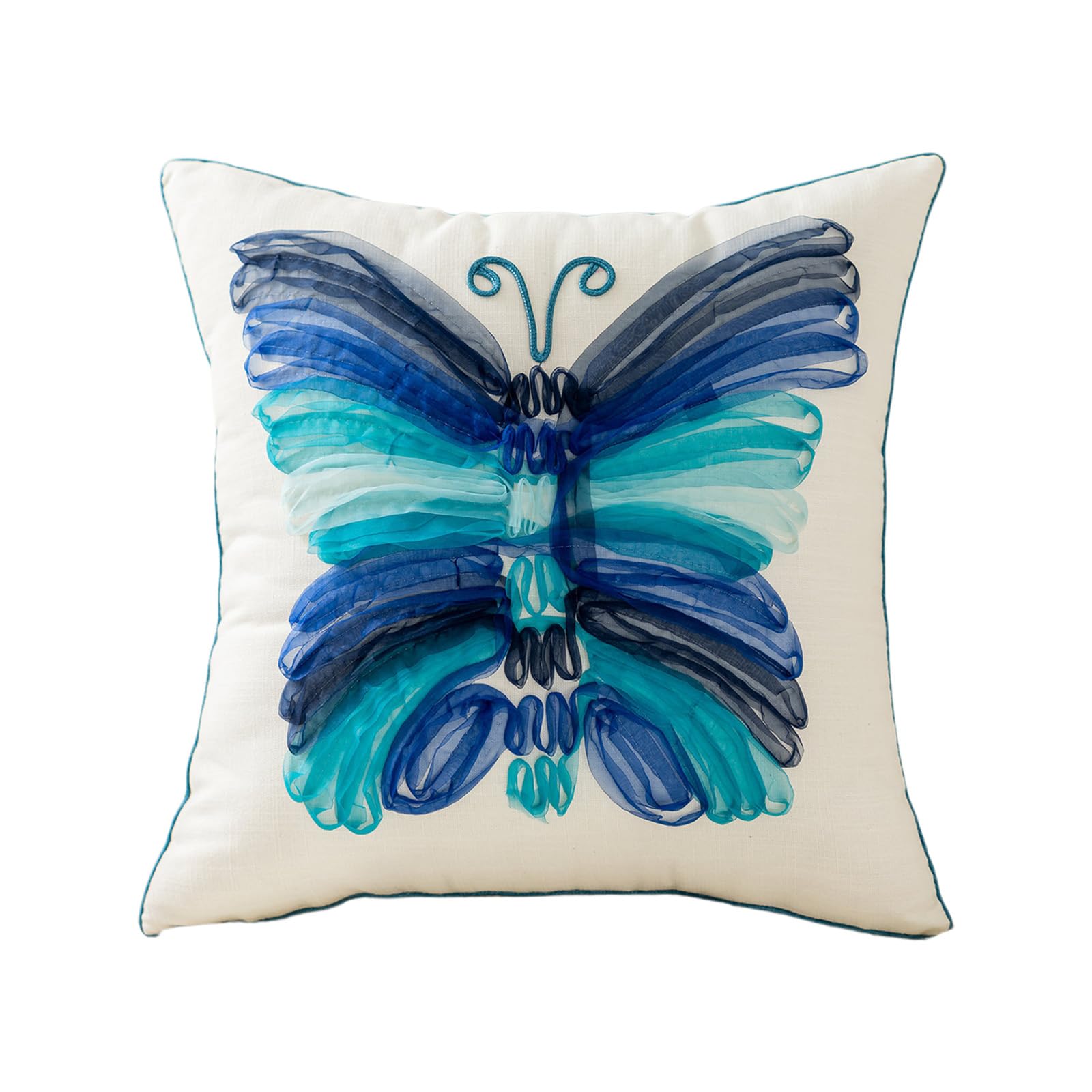 SHINLHUA Embroidery Pillowcase Cotton Square Throw Cushion Cover Home Decoration Unique Design Pillowcase