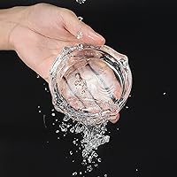 Vista 3 de Cenicero de cristal, ceniceros de cristal para cigarrillos, ceniceros caseros (B)