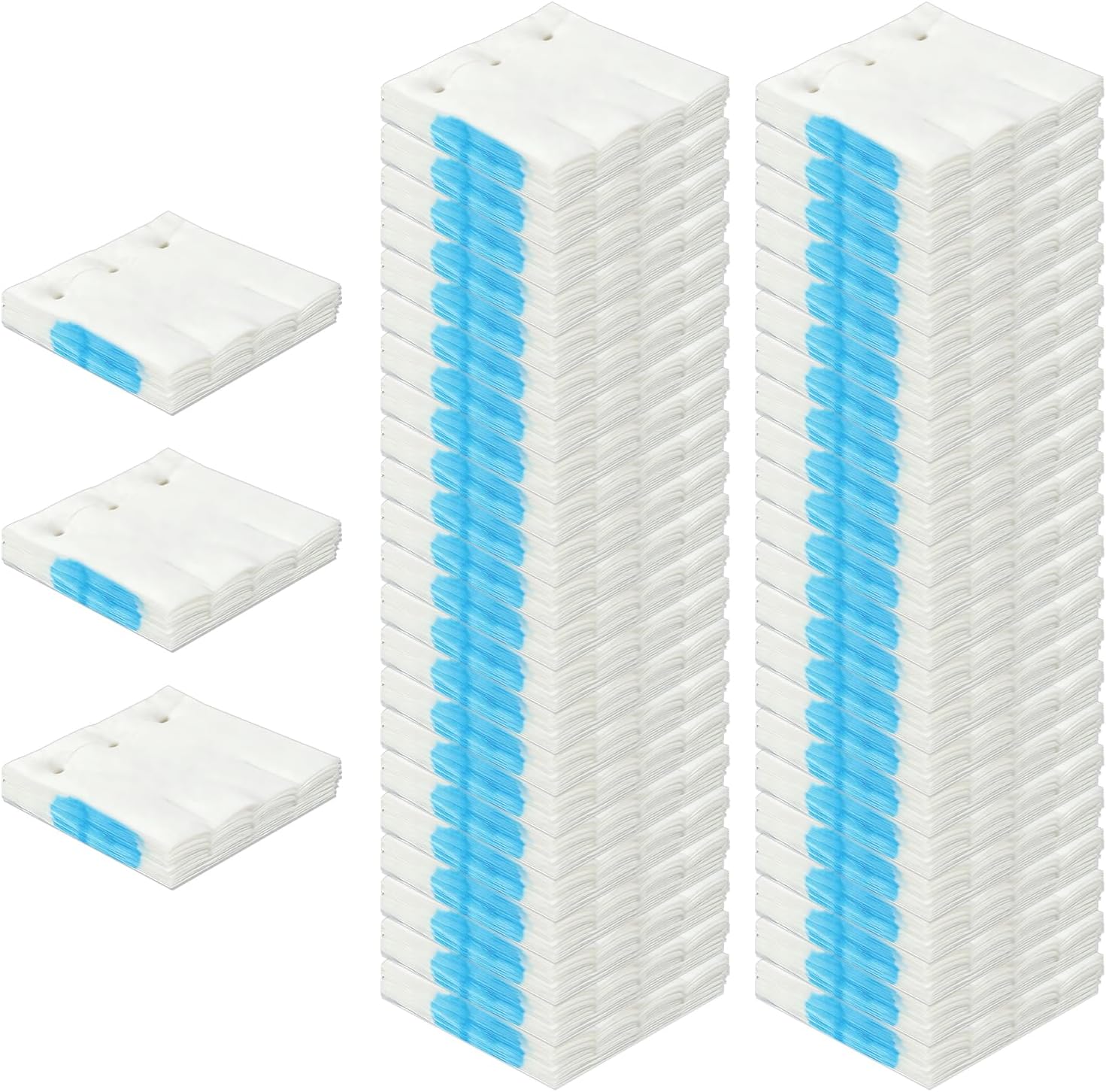 72 Pcs Flushable Toilet Brush Refill Pads | Compatible with Most Wand Systems, Jellyfish-Shaped