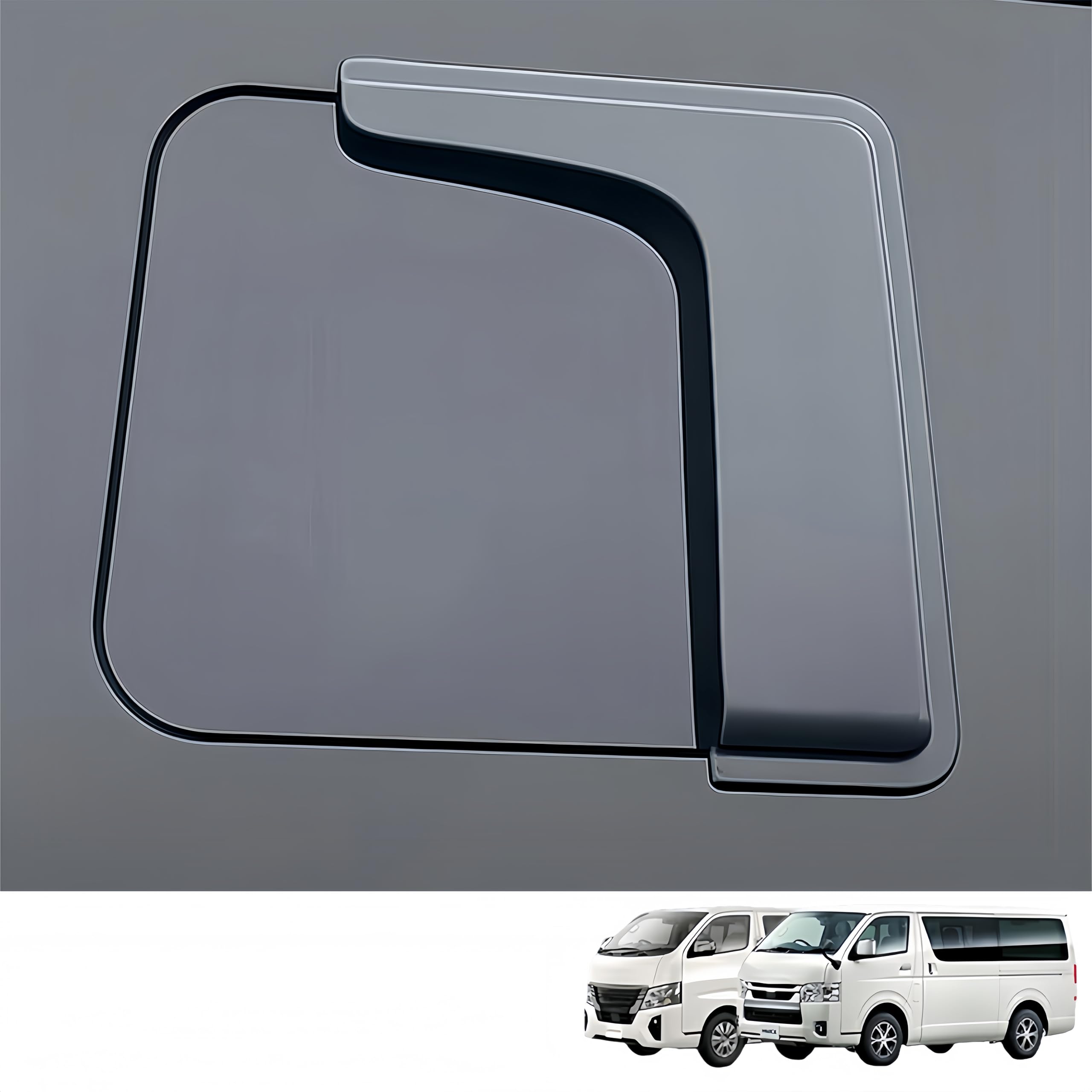 Amazon | RXCARGO 車用サイドバイザー ハイエース 200系 1型 2型 3型 4 