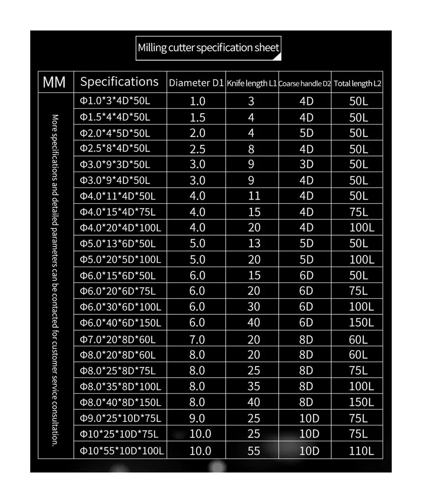 1 Uds fresa Cnc de extremo corte Fresa HRC55 4 herramientas procesamiento carburo aleación flauta for acero hierro Metal | 8x8Dx60L