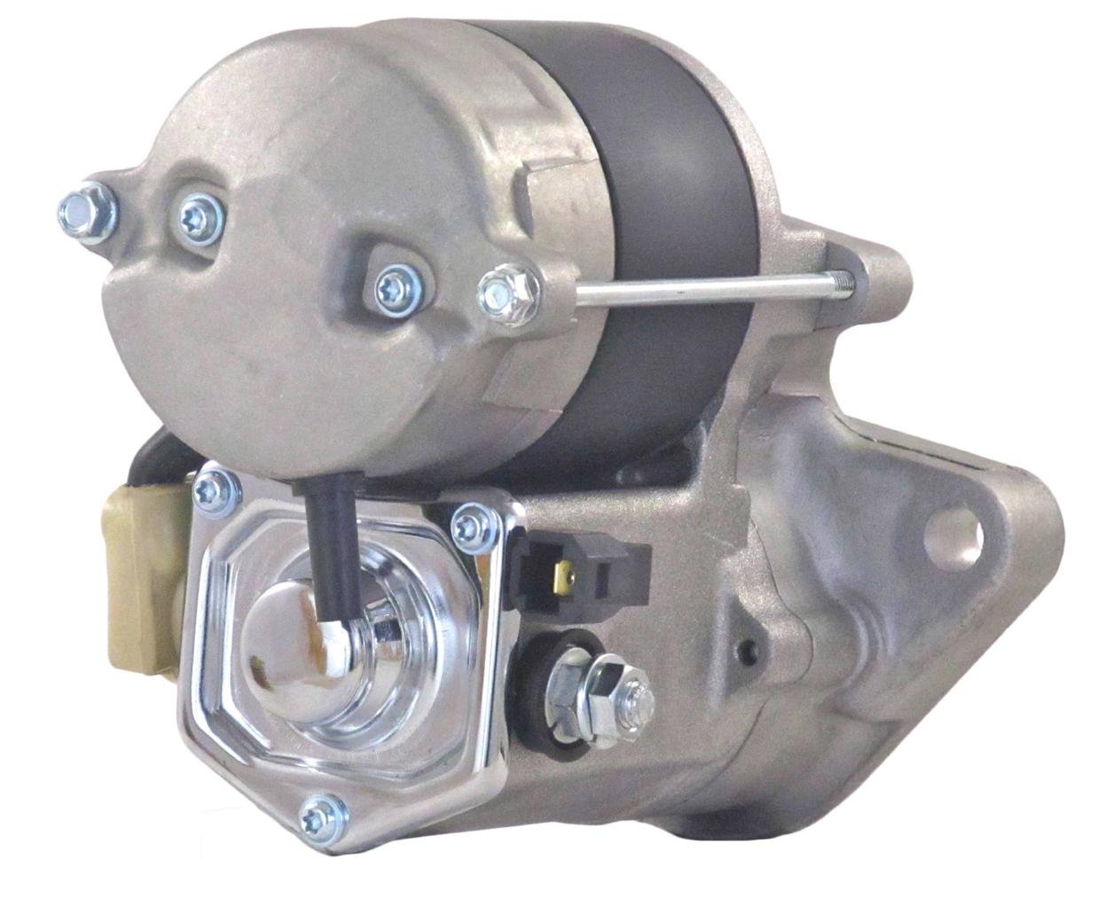 RAREELECTRICAL New Starter Motor 12V 15-Tooth Cw Osgr Compatible with 2002-2004 Challenger Mt225 Tractor Iseki 3-68 3-Cyl Diesel Agco St25 Mf1423 1Kw 128000-7762 6281-100-005-00 628110000500