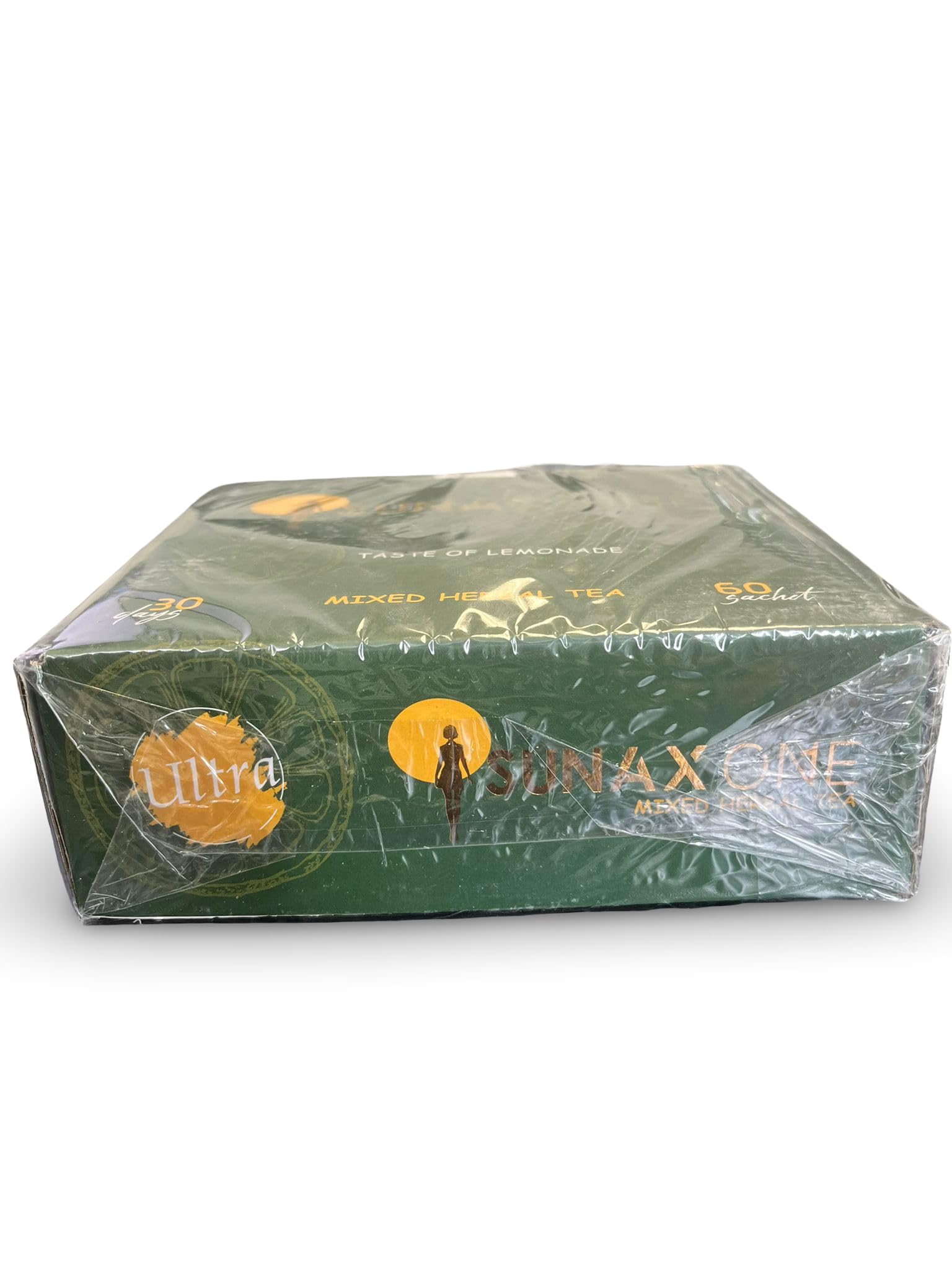 Sunax One – Premium Herbal Tea “Taste of Limonade” mit Grüntee, Stevia & L-Carnitin | Zitronig-herber Kräutertee – 60 Beutel (300g, 30 Tage)