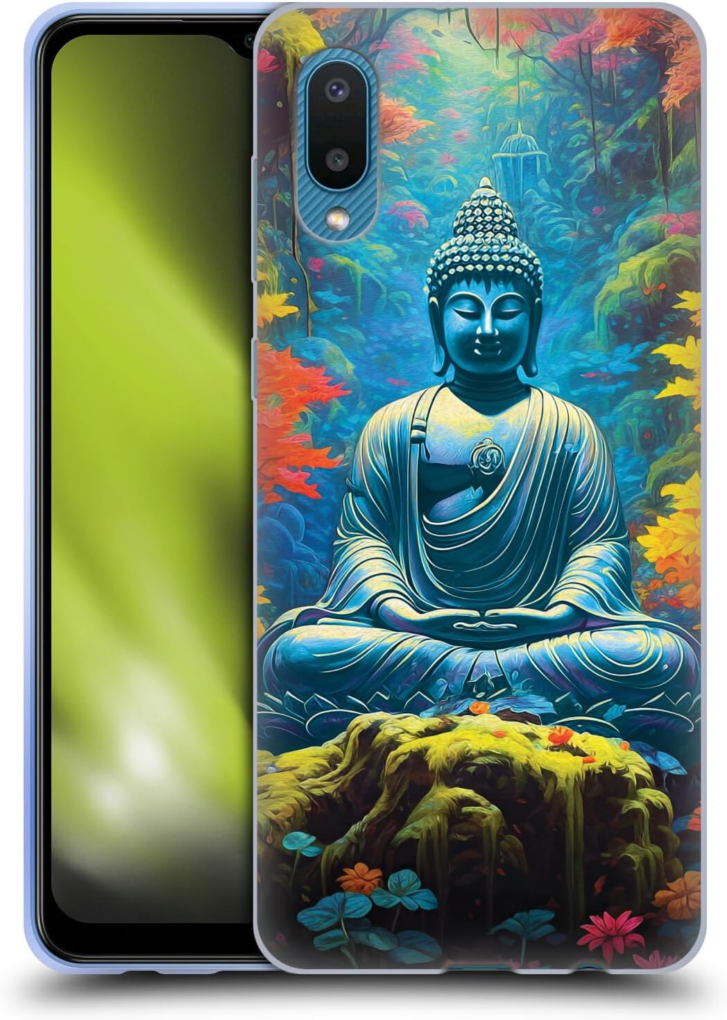 Head Case Designs Officially Licensed Michael David Ward Peace Humor & Botanicals Gel Case [Military Grade Protection] Compatible With Samsung Galaxy A02/M02 (2021)