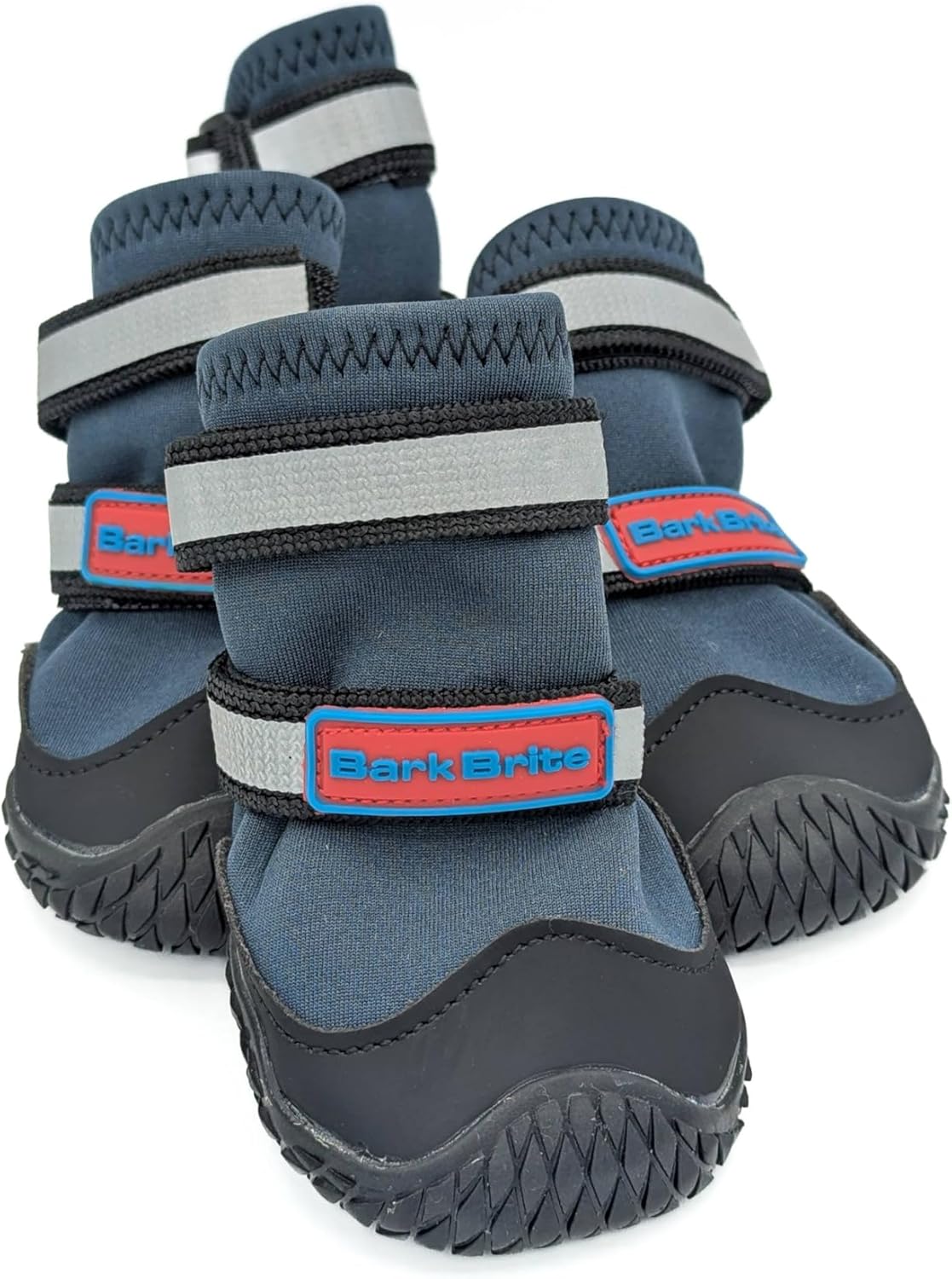 Bark Brite New All Terrain All Weather Neoprene Dog Shoe (Stone Blue, Small)