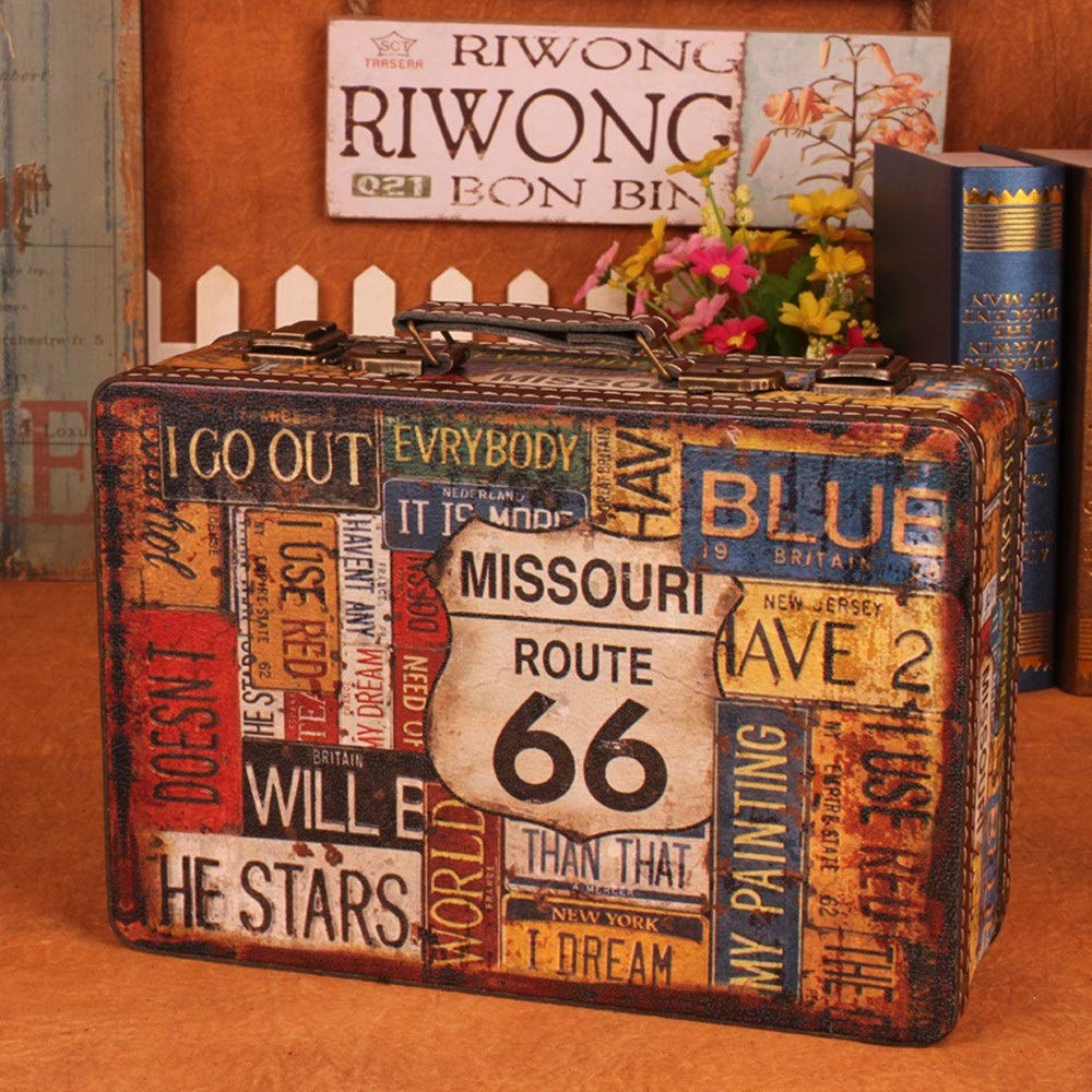 MagiDeal Valise vintage pour accessoires photo, étui de rangement