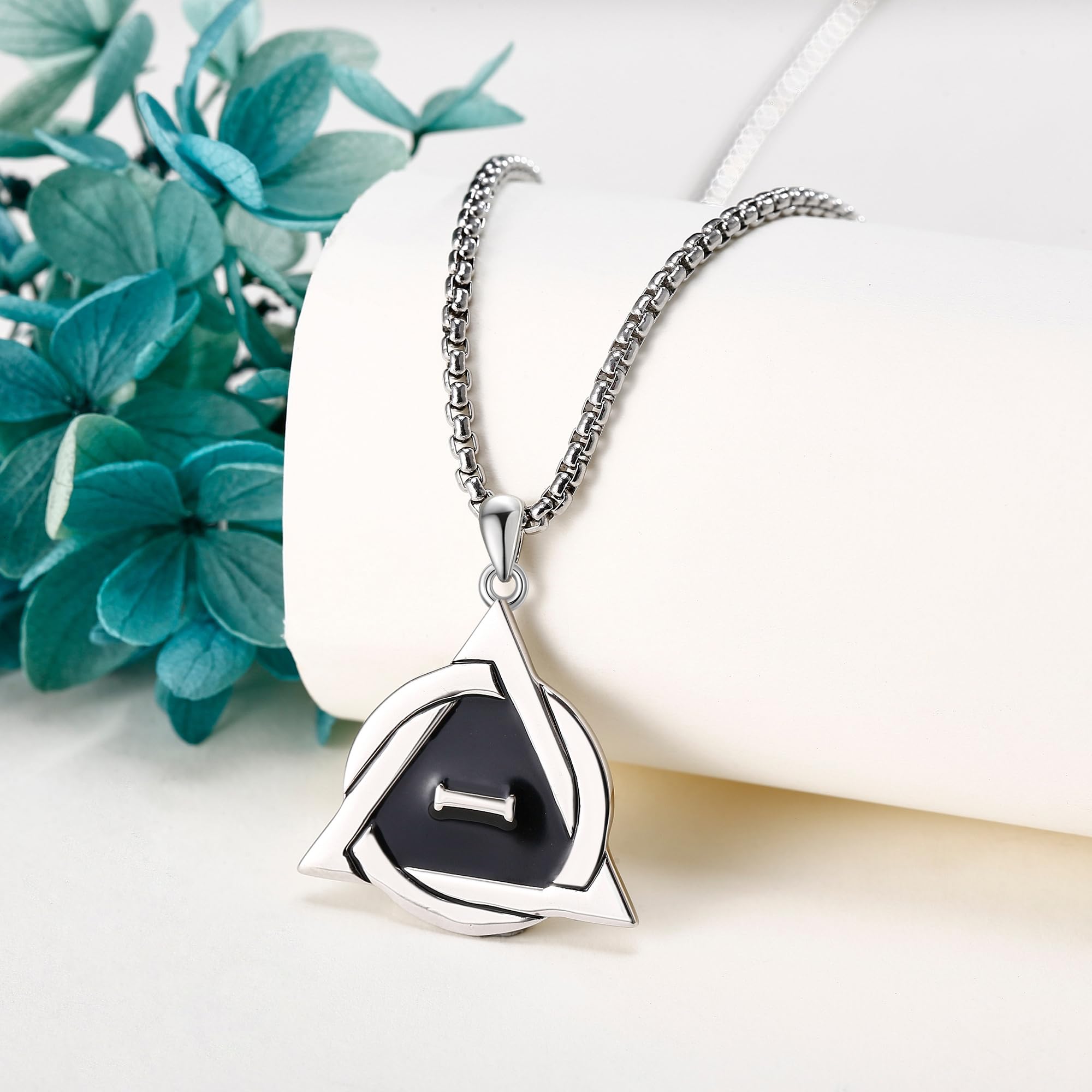 Therianer/Atheist/Transgender Halskette Sterling Silber Symbolschmuck