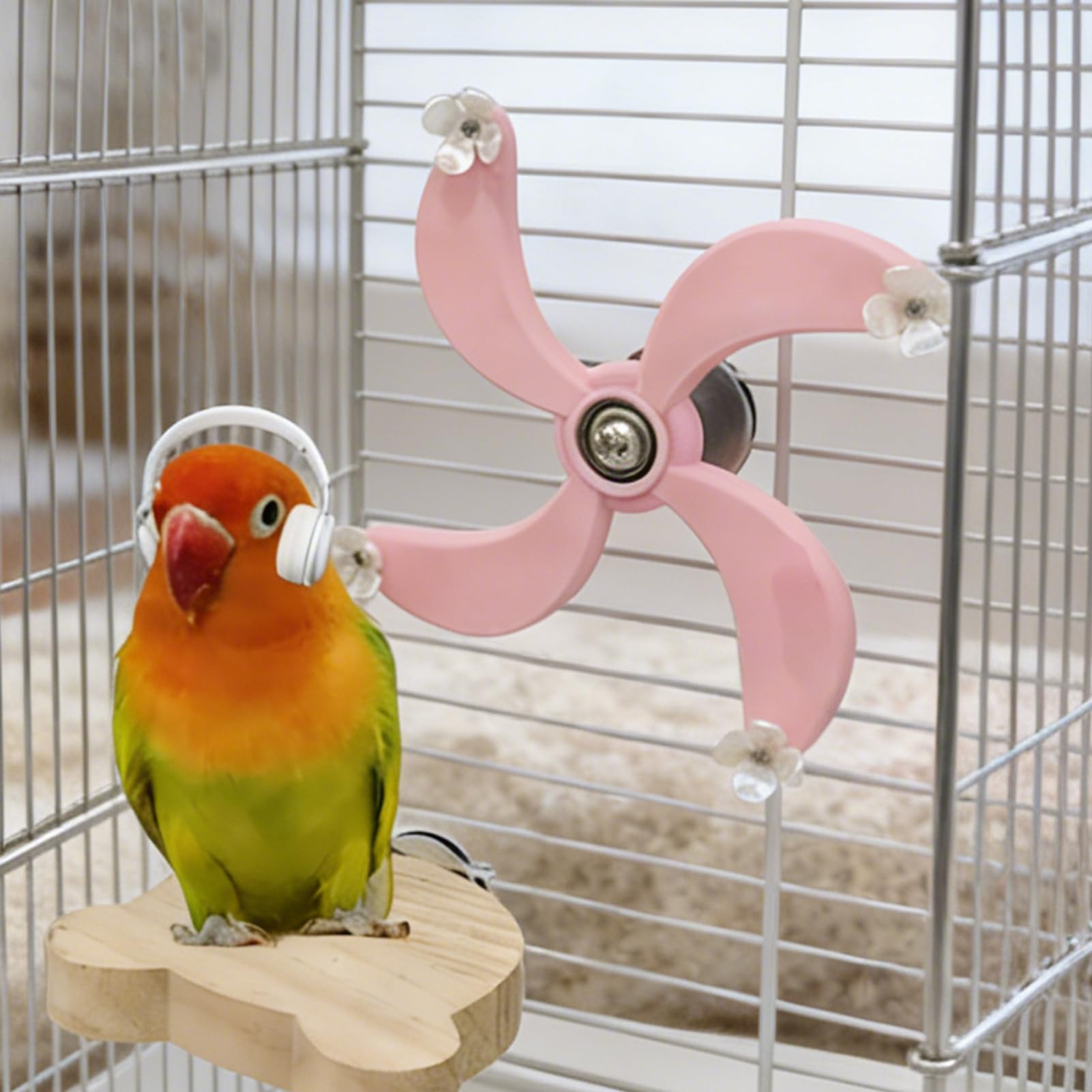 Vogelspielzeug Interaktives Drehspiel Und Futtersuchspiel | Vogelkäfigspielzeug Für Zuhause Käfig Und Draußen Wellensittiche Und Zur Beschäftigung
