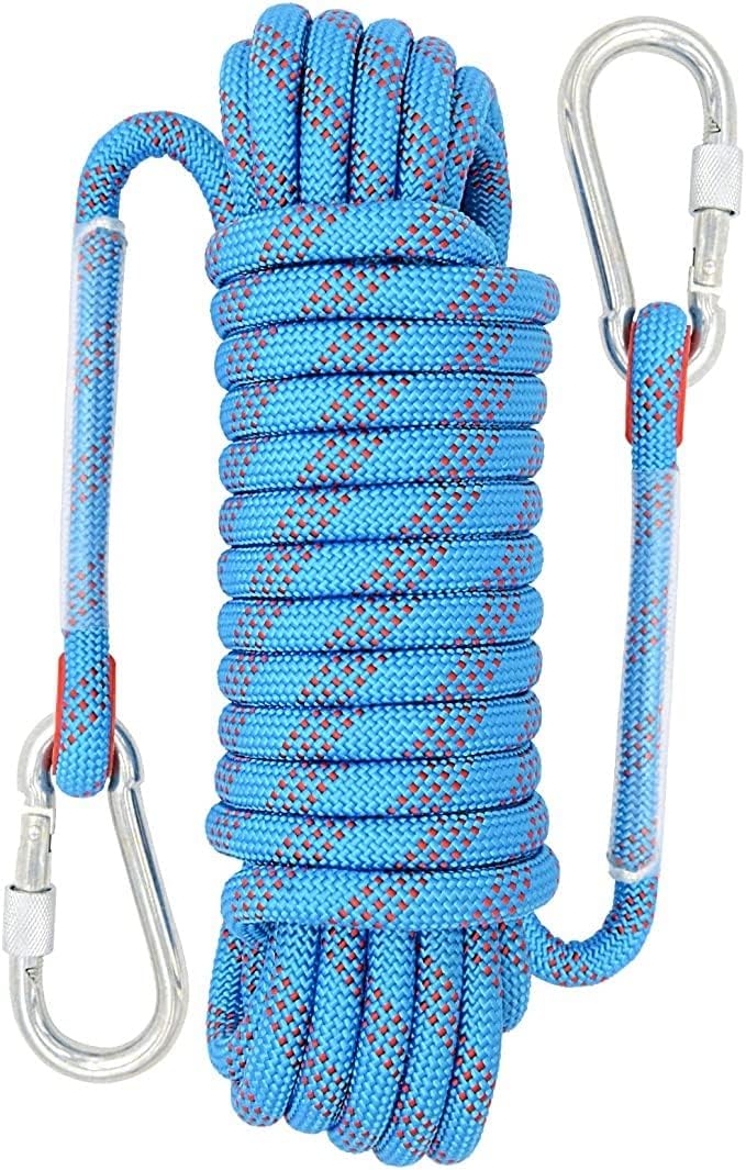 Outdoor Climbing Rope 14mm High Strength Cord Safety Rope Braid Nylon