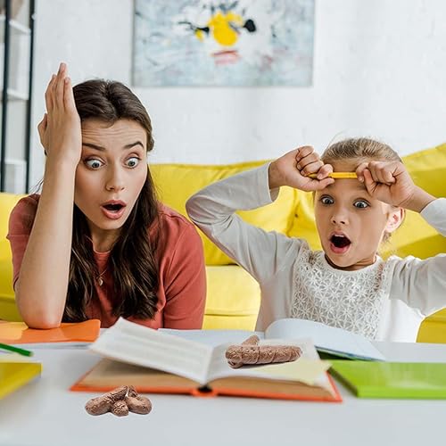 Miniatura 8 de KAYNO 1 caca falsa falsa de caca humana realista, juguete novedoso de caca falsa de mierda falsa, broma divertida, juguetes trucos, juguetes bromas