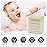 Cute Castle 12 Pack Muslin Baby Washcloths - Large 12\'\' by 12\'\' - Ultra Soft 100% Cotton - Super Absorbent Burp Cloths for Unisex, Boy, Girl -Ivory