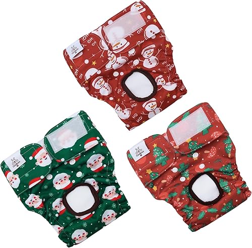 Miniatura 18 de CuteBone - Pañales para perras, paquete de 3 unidades para perritas, talla S, D14S