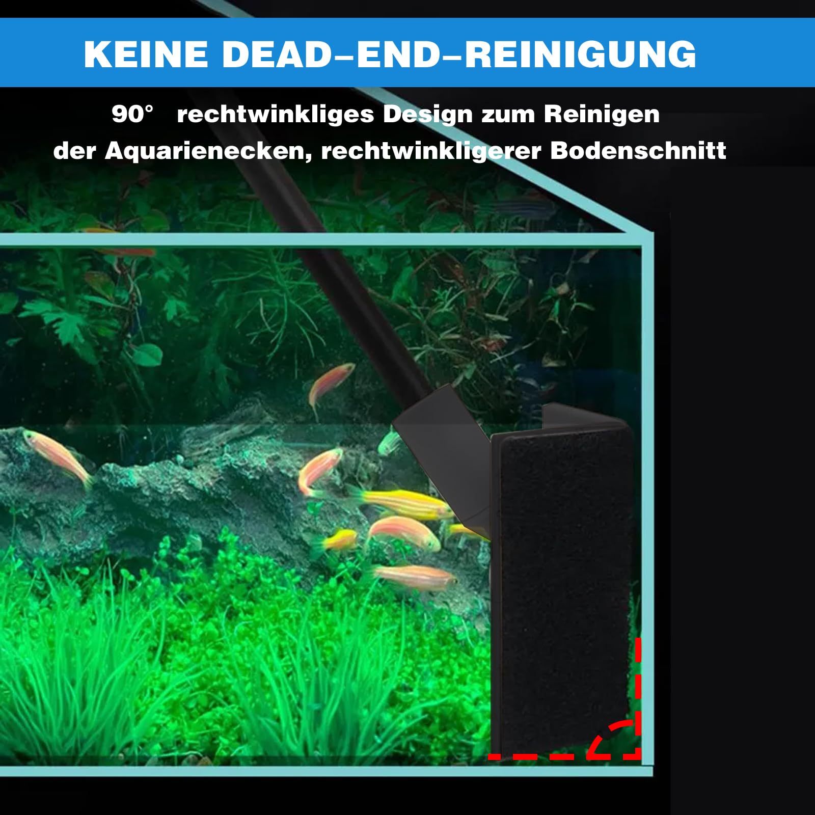 3 in 1 Aquarium Reinigungsset, 1 Stücke 30 ml Aquarium Pipette Dropper, Algenreiniger Tool Set, Algenschaber Triangle Bürste Rechtwinkliger Bürste, für Glas Fischbecken