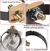 Vista 7 de 52817 2-1/2" T-231 - Cortador en C resistente, herramienta de limpieza de drenaje, compatible con máquinas de fregadero RIDGID K-40 y K-45, máquinas