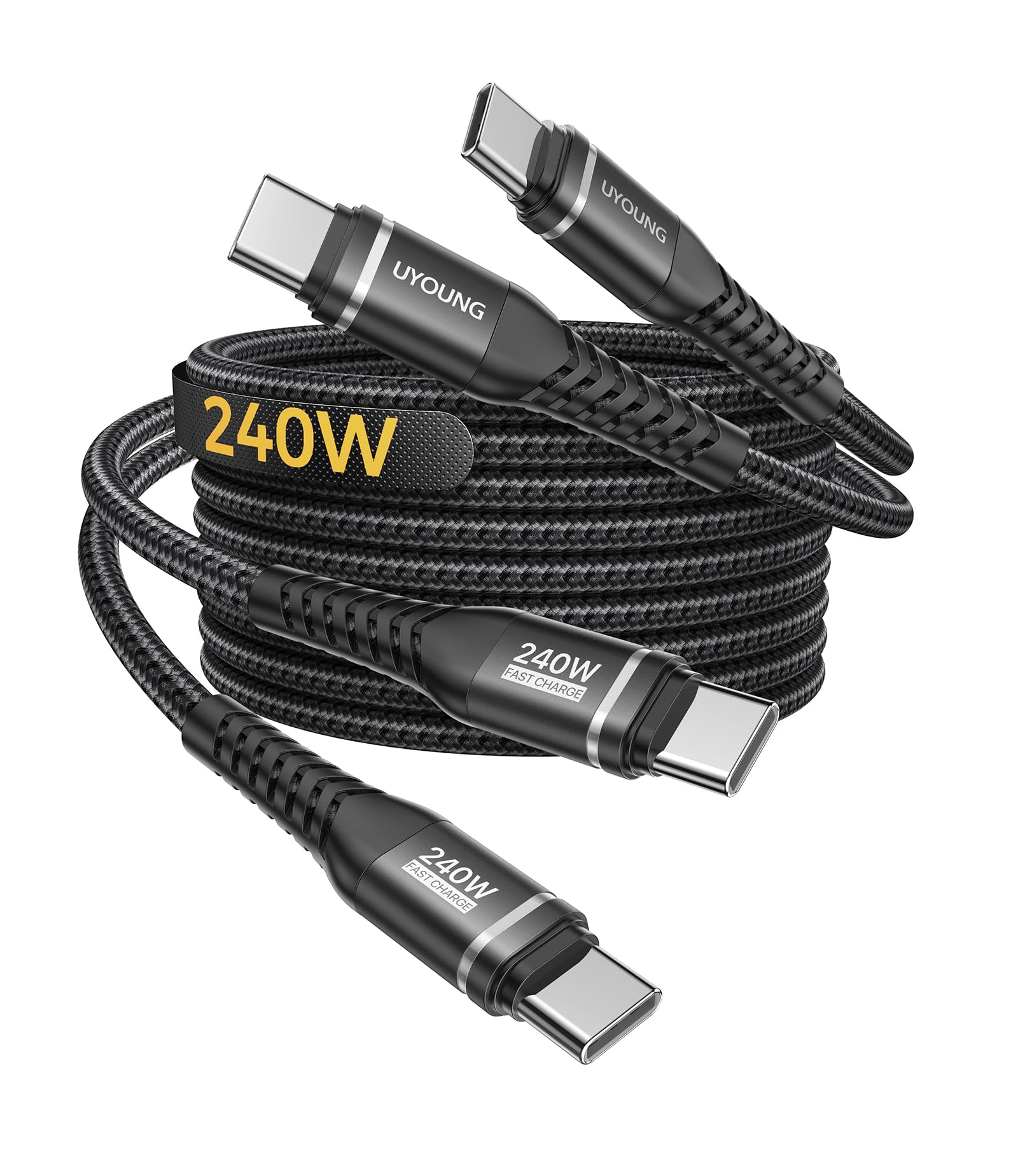 Amazon.co.jp: 240W USB C ケーブル 2M Type C to タイプC 充電コード 10点セット Apple USB-C 240W Charge Cable 2m