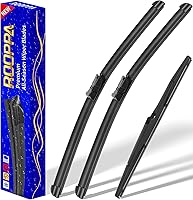 Vista 17 de 3 limpiaparabrisas de repuesto, repuesto de equipo original, para vehículos, 26 pulgadas, 20 pulgadas y 13 pulgadas, juego de 3