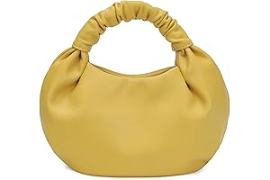 Chic Top Handle Leather Ruched Bag - A Must-Have Accessory for Sophisticated Style
