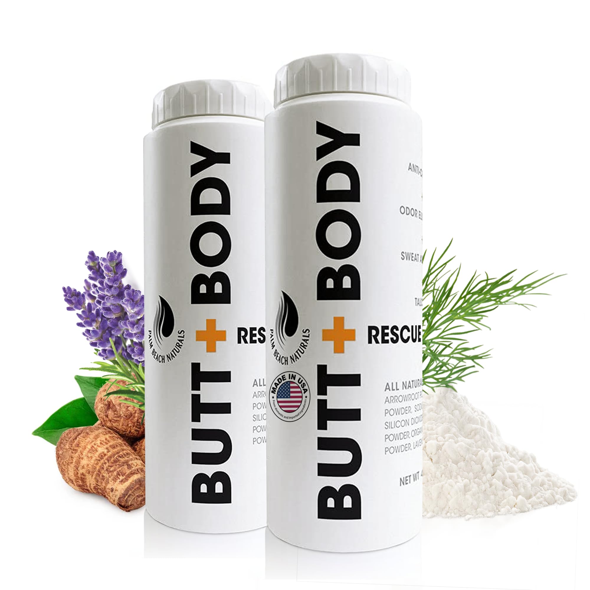 Palm Beach Naturals Butt & Body Rescue Powder