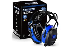 Gardtech Hearing Protection Headphones with FM Radio and Bluetooth
