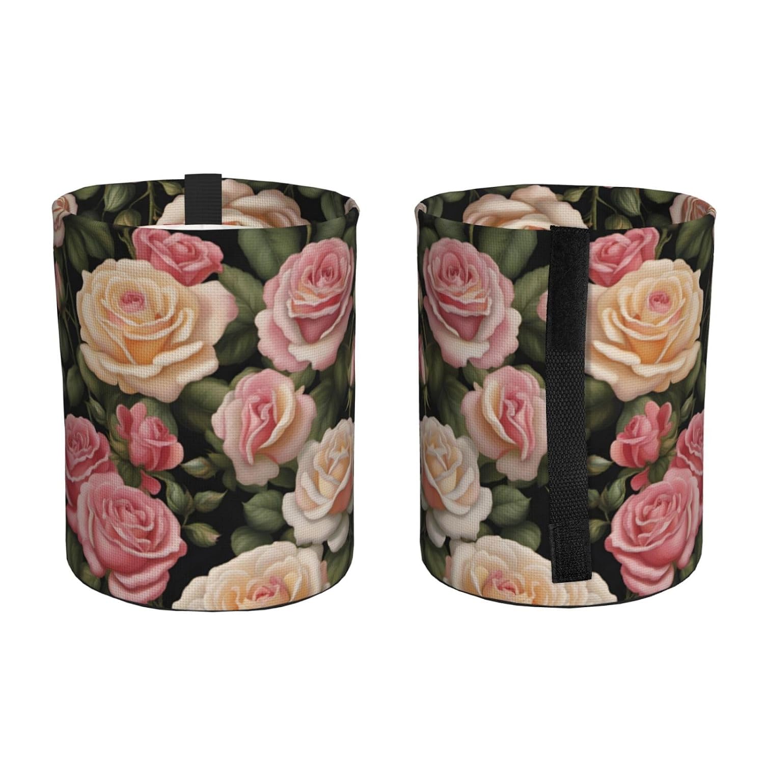 Many Beautiful Roses Car Trash can, Hanging Foldable car Trash can, car Storage Box Accessories, Suitable for Travel SUV Truck Sedan image 2