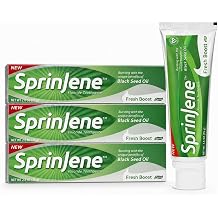 SprinJene Fresh Boost Toothpaste, ADA Accepted, 75 g, Pack of 3
