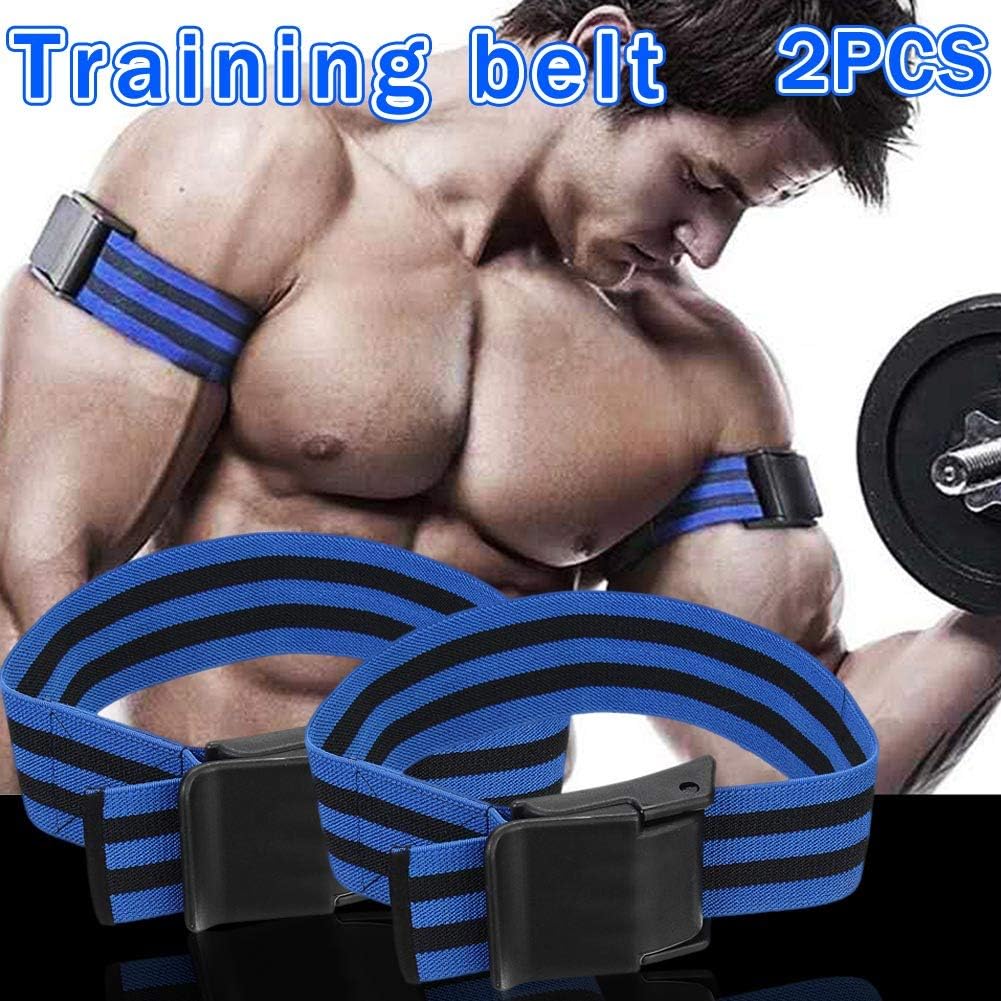 Debuy 2Pcs Blood Flow Restriction Bands Belt Strap Occlusion Tourniquet Biceps Training Bands Help Gain Muscle