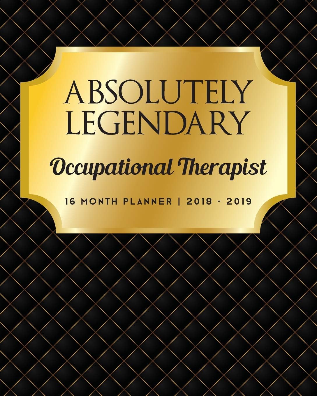 Absolutely Legendary Occupational Therapist: 16 Month Planner 2018 - 2019