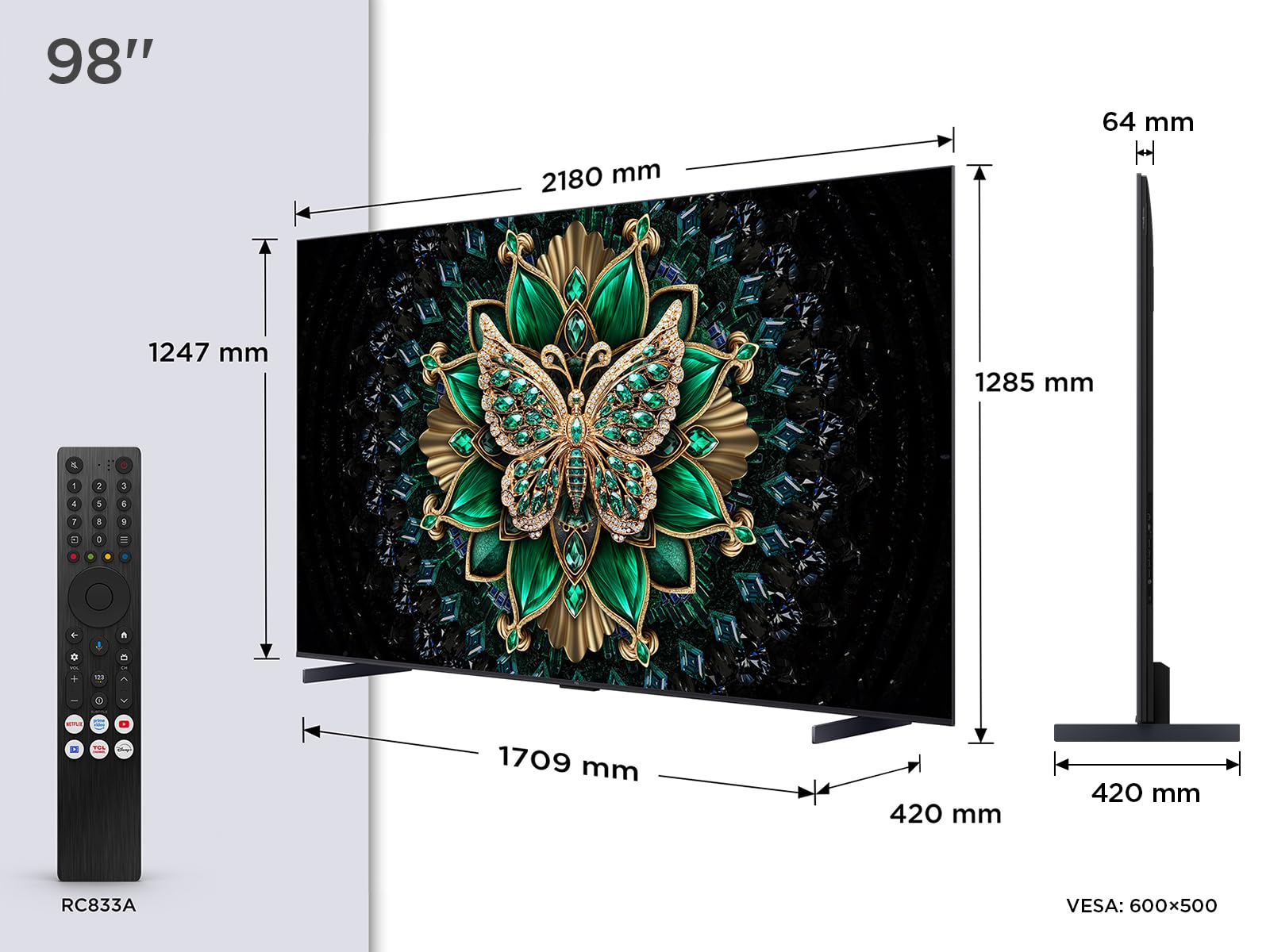 85C6K TV QD-Mini LED 85
