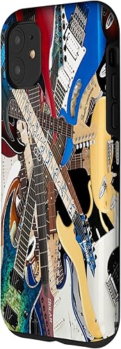 Miniatura 2 de Funda para guitarra eléctrica para iPhone 11 con diseño de bajo