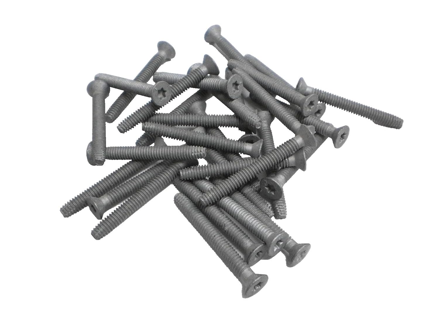 TFX250ACQ Lot of 175 - Plated 1/4" x 2.5" for Torx Self Tapping Trailer Wood Deck Screws W/Bit - Trailer Screws Replacement