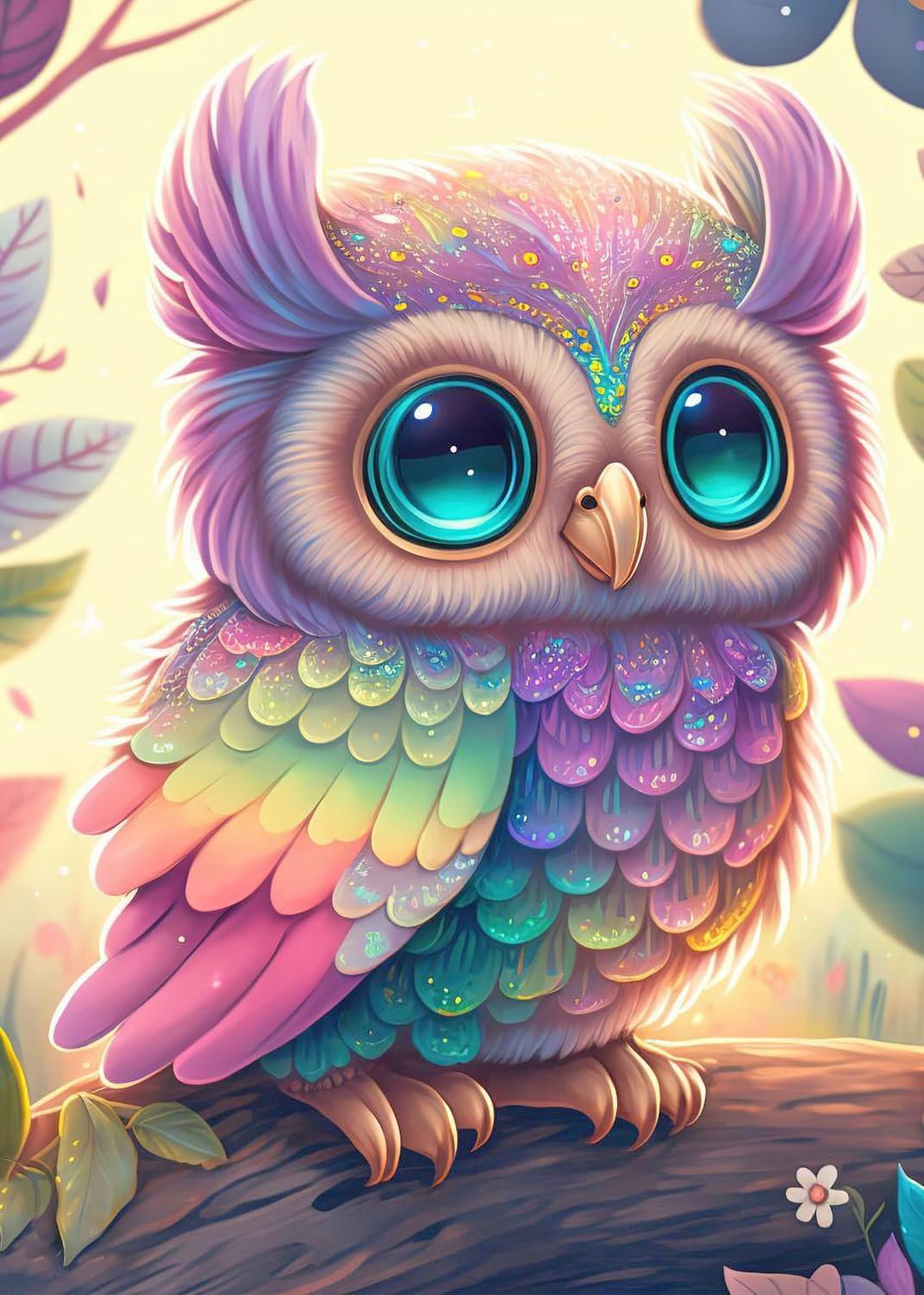 Diamond Painting Regenbogen Wasserfall 5D - DIY Diamant Malerei Set 30x40cm Für Erwachsene