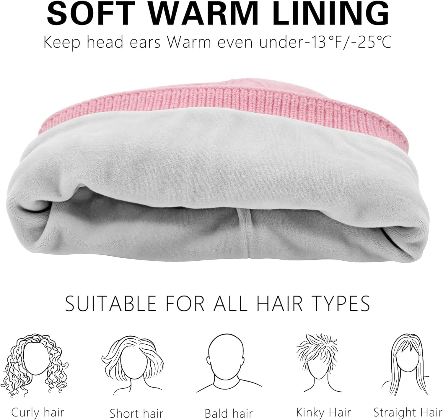 ATNKE Kids LED Lighted Lined Fleece Beanie Hat, USB Rechargeable 4 LED Run Headlamp Bright Cap Gifts for Boys and Girls - Image 4