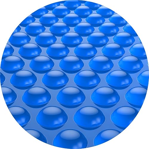 BigXwell Heavy-Duty Solar Pool Cover 21ft Round - 16Mil Blue