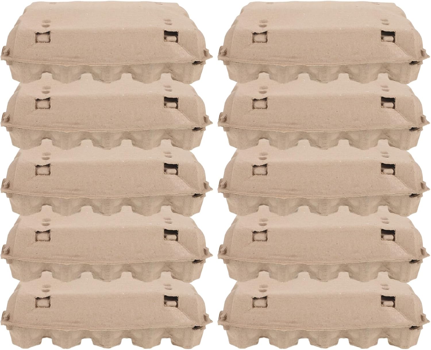 Angoily 10pcs Mini Fridge Stand Egg Empty Carton Egg Tray Lid Organizer for Egg Cardboard Egg Cartons Egg Organizer Empty Egg Carton Mini Egg Cartons Fridge Egg Holder Paper Eggs Bulk