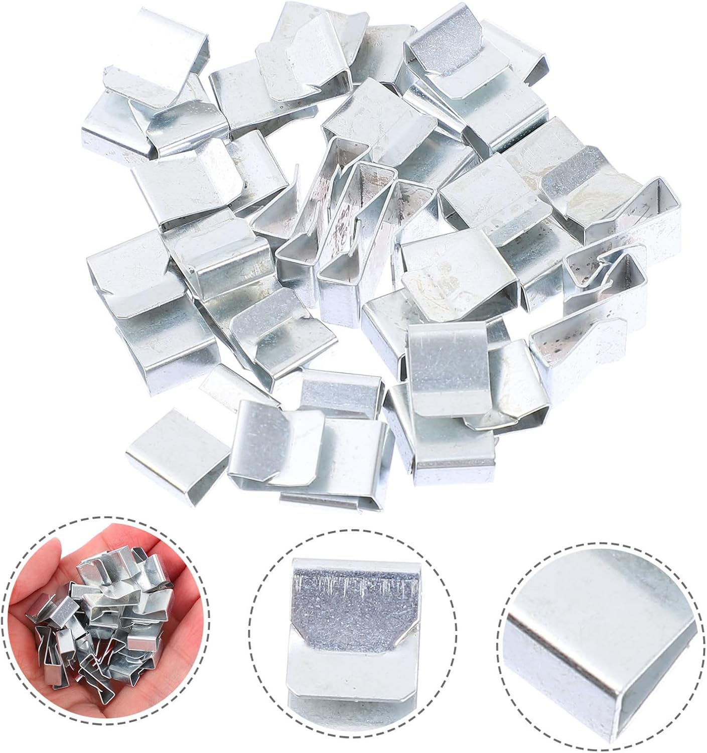 KALLORY 25 Pcs Trailer Wire Clips Fixers and Portable Wire Holders for Secure Towing Easy Installation for Boat and Trailer Use Compact Design for Convenient Storage
