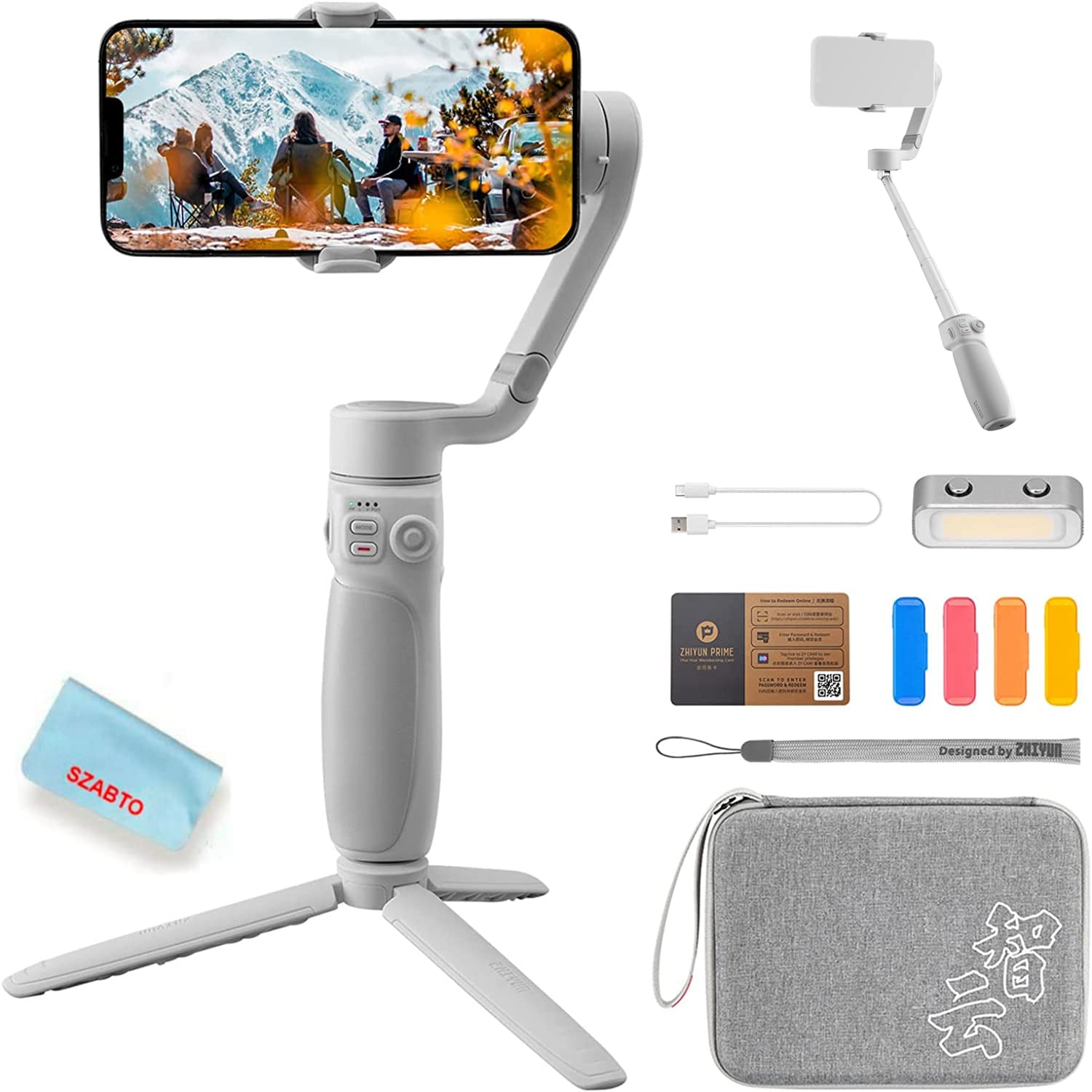 Amazon.co.jp: ZHIYUN Smooth Q4コンボ - ジンバルスタビライザー