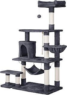 Sponsored Ad - Yaheetech 62in Multi-Level Cat Tree Tower Condo with Scratching Posts, Removable Platform & Hammock, Cat Ac...