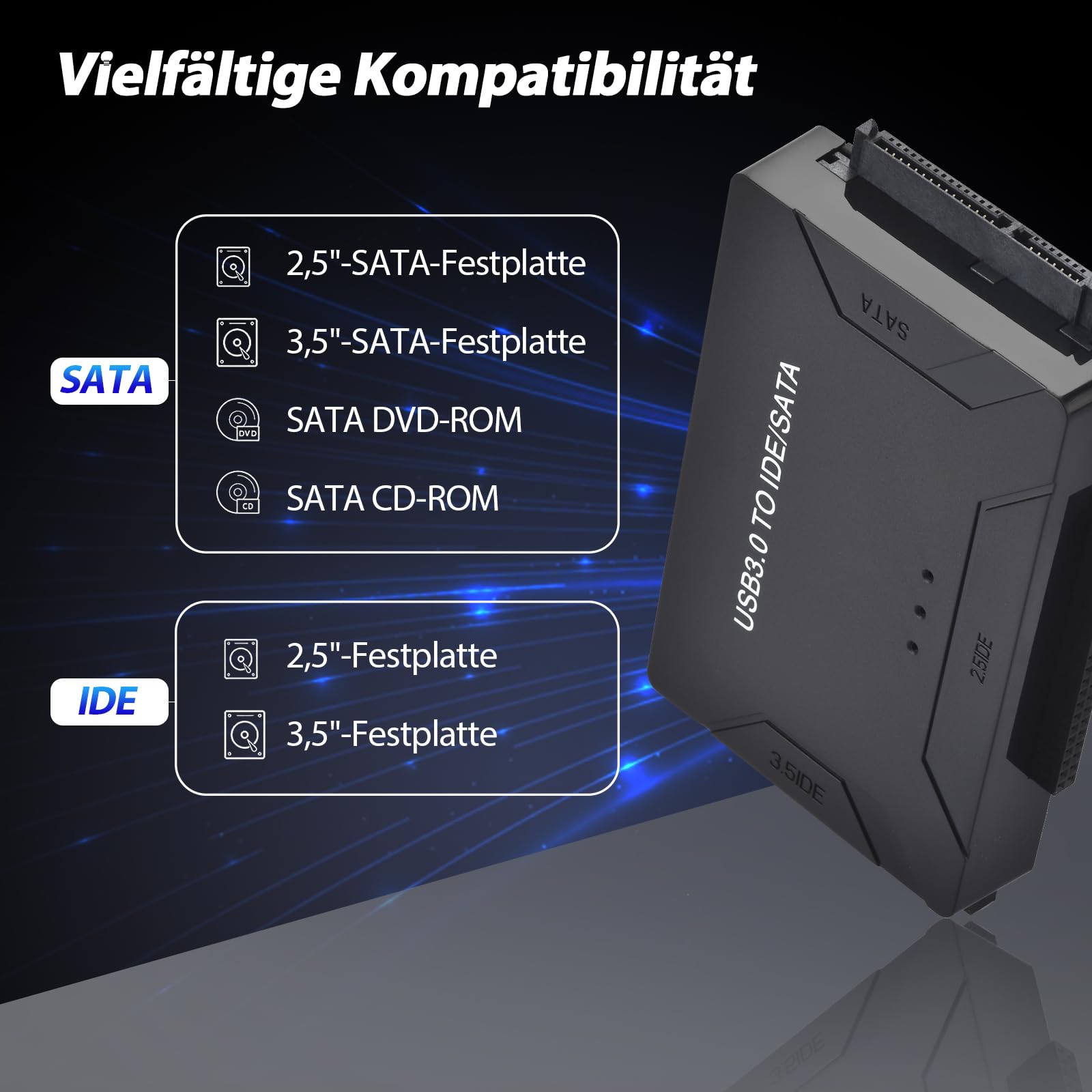 USB SATA Adattatore per Lavatrice Spazio Ristretto - Dettaglio