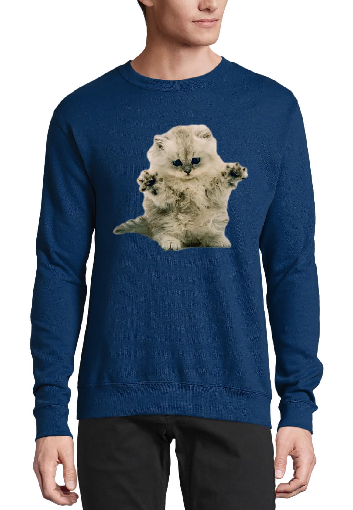 Pull en coton chaton idée cadeau originale pour les amateurs de chats