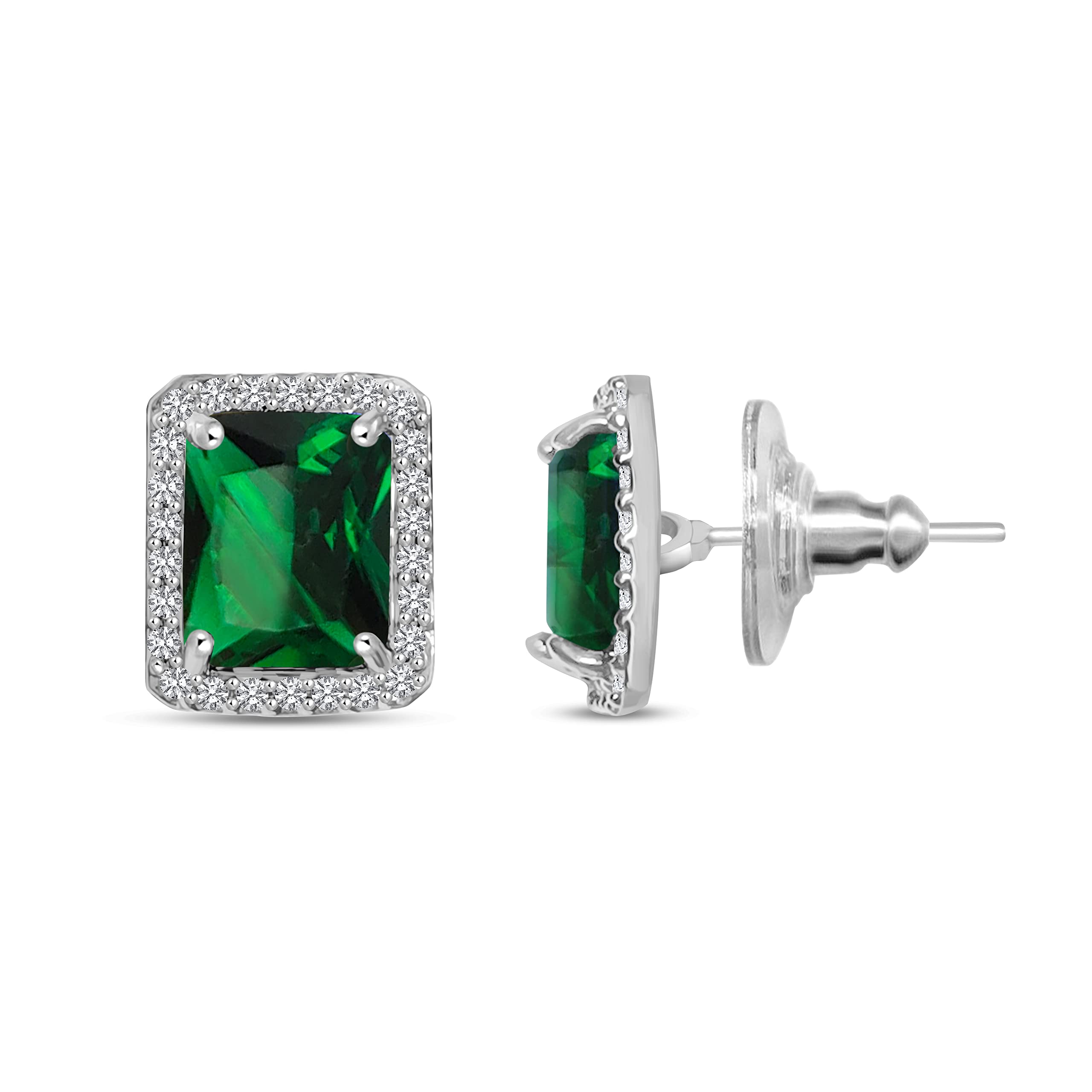 See full amazon price history chart for VSHINE Earring Set Exclusive Rectangle Shaped Emerald Green Coloured American Diamond Rhodium Plated Fashion Jewellery Drops & Danglers Stud Earring Set for Women, Girls, Girlfriend & Wife-VSER1472R VSHINE Earring Set Exclusive Rectangle Shaped Emerald Green Coloured American Diamond Rhodium Plated Fashion Jewellery Drops & Danglers Stud Earring Set for Women, Girls, Girlfriend & Wife-VSER1472R (B09WN66X3X) Amazon Price History, Amazon Price Tracker