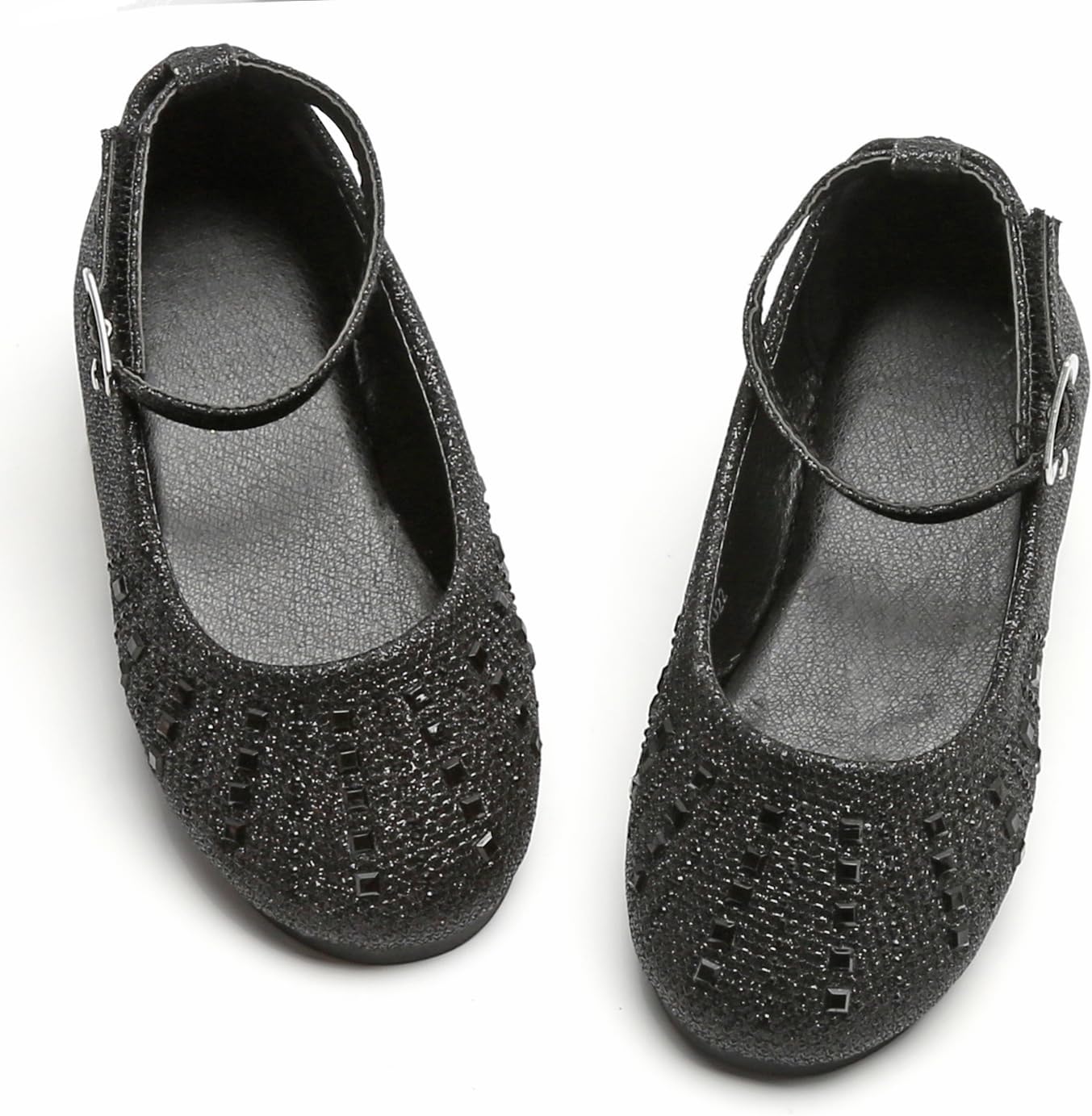 Kolan Toddler Little Girls Mary Jane Ballet Flat Soft Lining Dress Shoes
