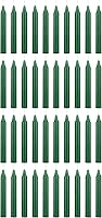 Vista 34 de Mega Candles 20 piezas Velas Cónicas Mini Exquisitas de Conjuro Sin Aroma Morado Oscuro, 4 Pulgadas de Alto x 1/2 Pulgada de Diámetro, Campanillas