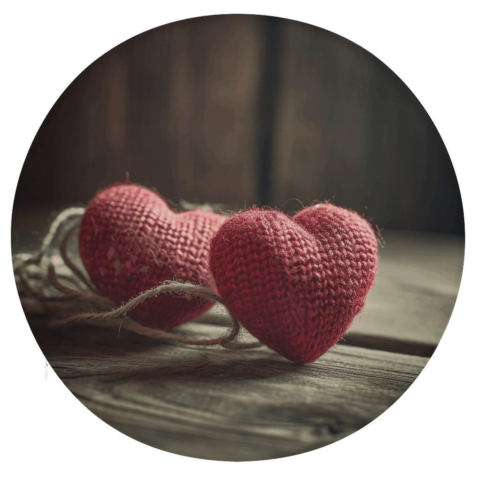 Coussin de chaise rond respirant et super confortable pour salon