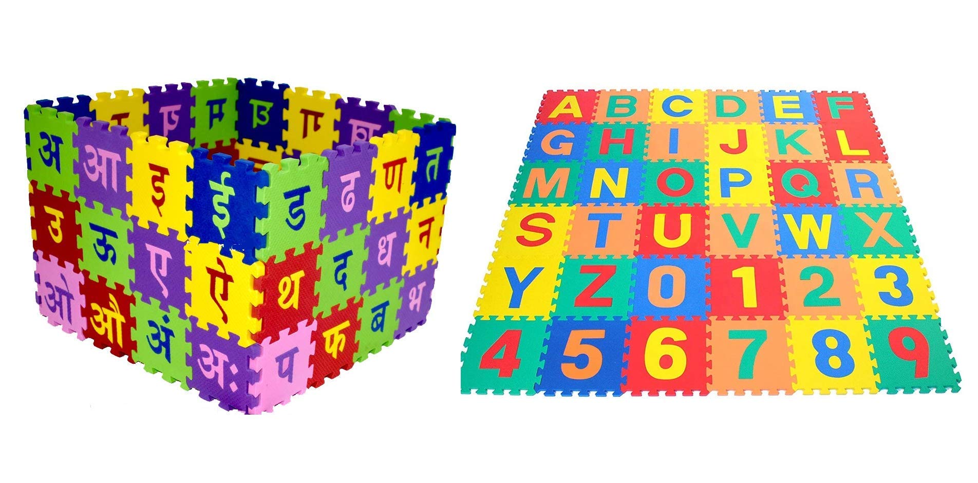 Buy Dinaarkan® Combo of Educational Learning Hindi Varnamala 48 Pieces