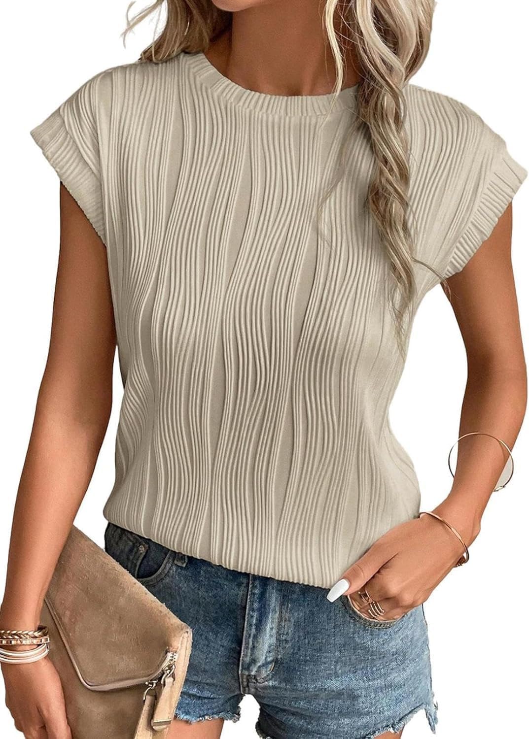 Damen Bluse Mit Schulterfrei & Trompetenärmeln – Sommerliches Oberteil, Lässig, Aus Leichtem Stoff