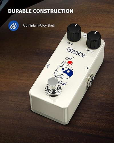 Miniatura 11 de Pedal de compresor, compresor de pedal de guitarra, mini pedal compresor para guitarra eléctrica bajo, True Bypass DC 9V