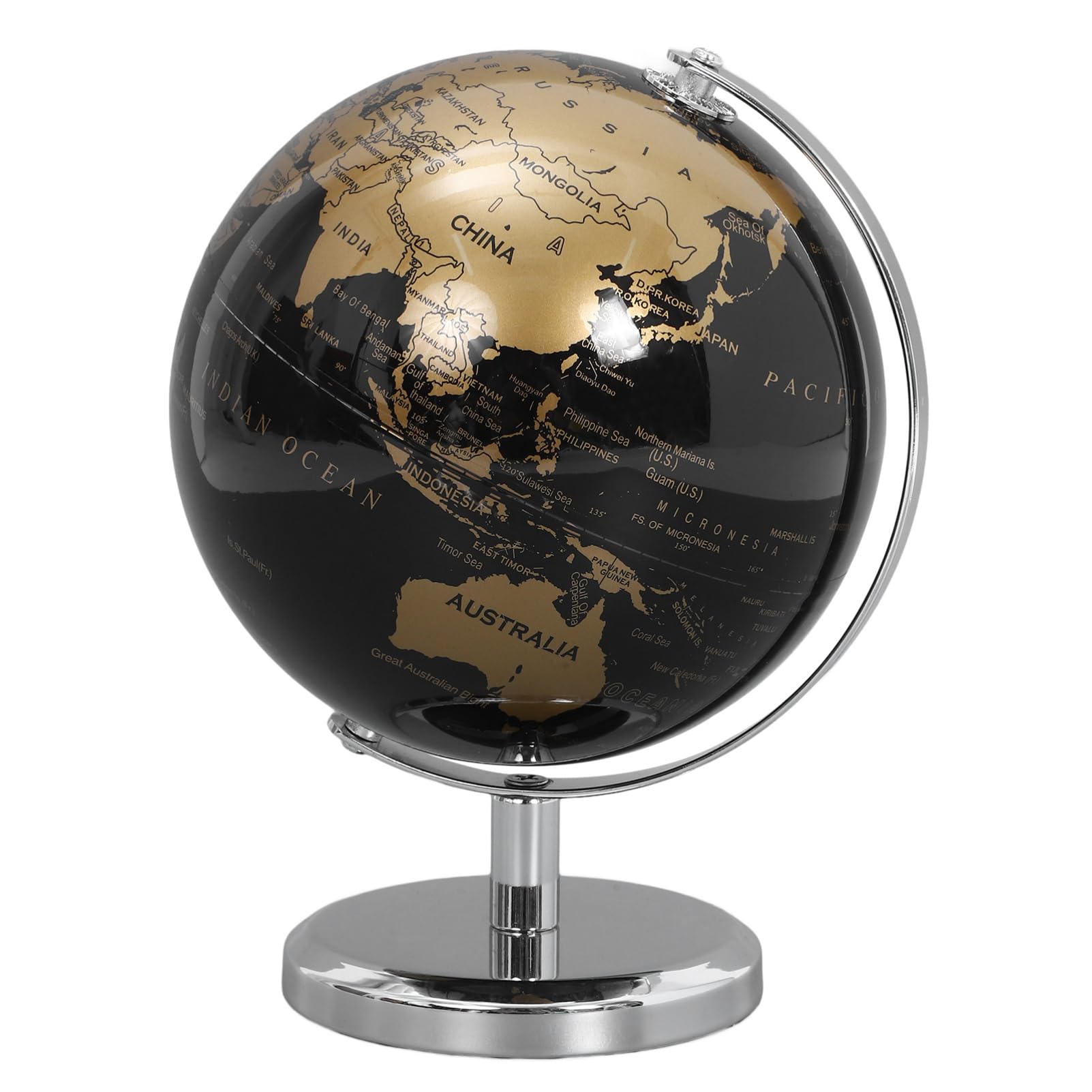 VILLCASE Vintage Ornament Rotating Earth Globe Ball for Home Decor Office Classroom Present