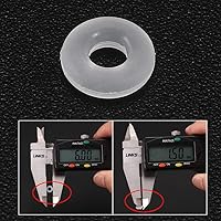 Vista 3 de uxcell Juntas tóricas de silicona, 0.236 in OD 0.118 in ID 0.059 in Ancho VMQ Junta de sello para válvulas de compresor reparación de tuberías