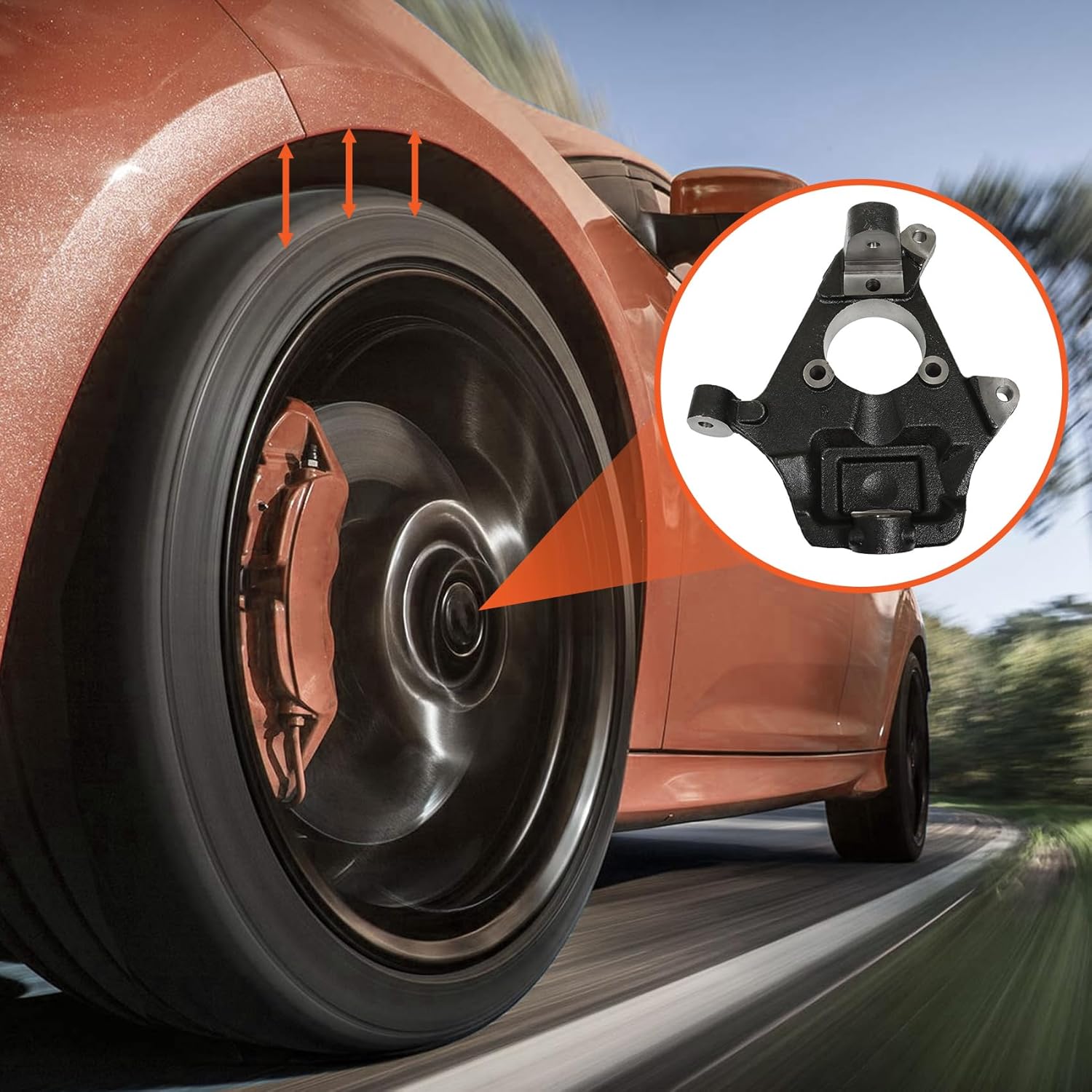 labwork 2 Drop Lowering Spindles Replacement for Silverado Replacement for Sierra 1500 2007-2016 2WD 4WD AWD